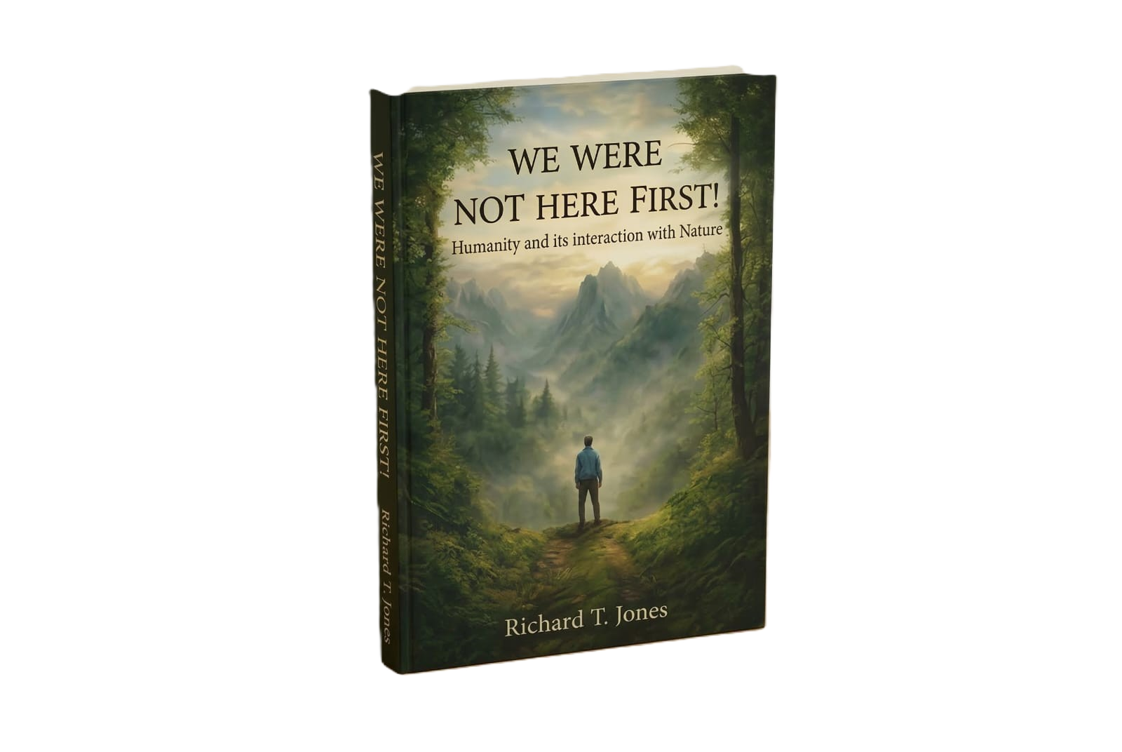 Book mockup of We Were Not Here First
