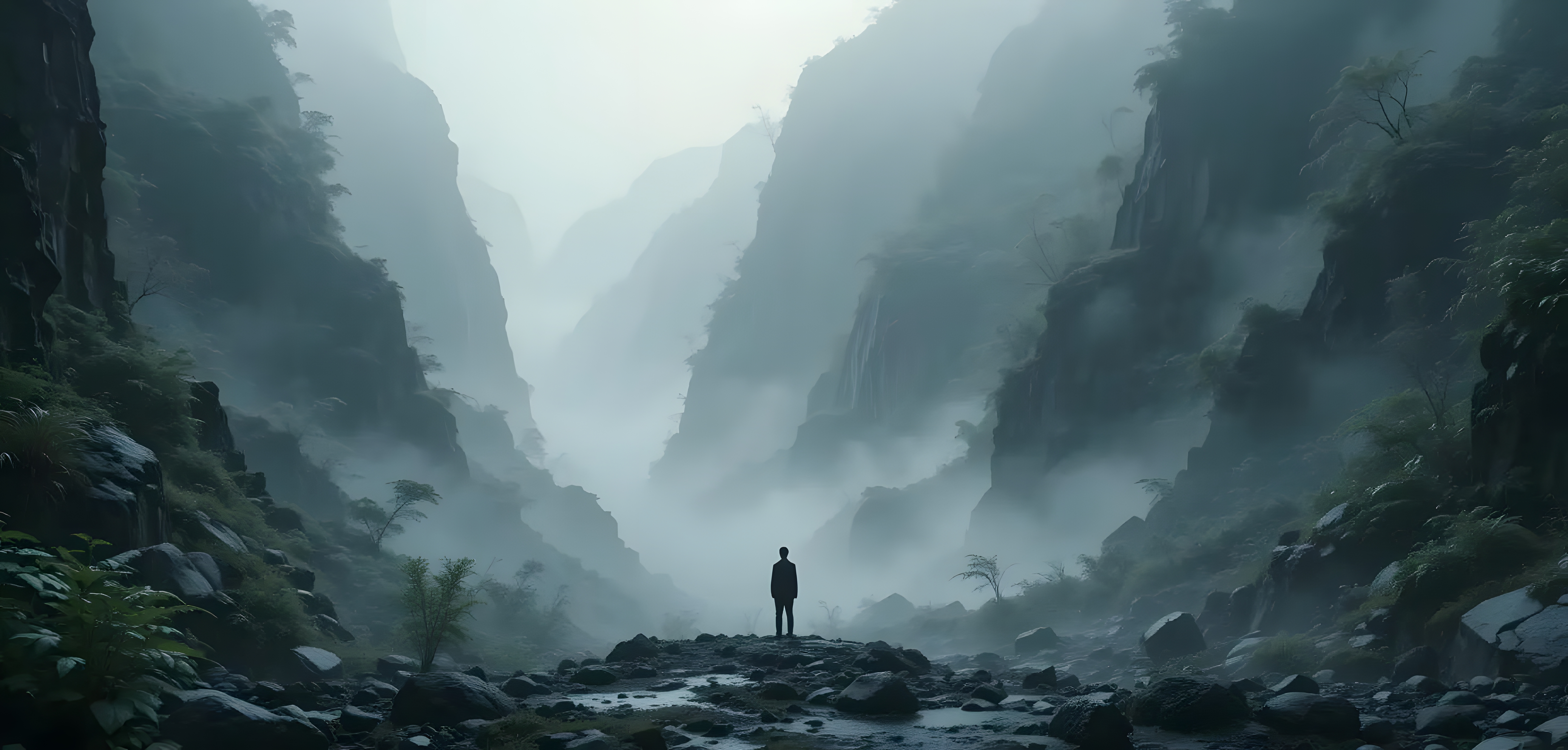 Vast natural landscape that emphasizes scale and distance
